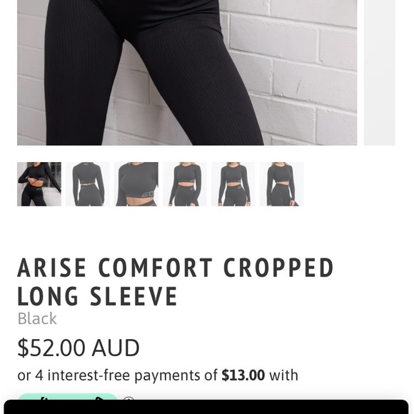 ECHT  ARISE BLACK LONG SLEEVE - Picture 3 of 3